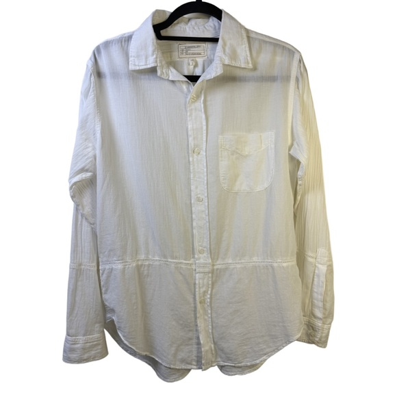 Current/Elliott Tops - Current/Elliott White Cotton Casual Shirt